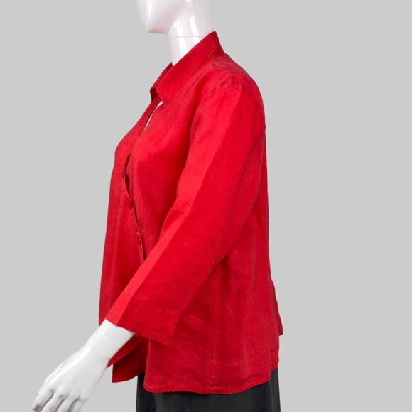 Jones New York linen shirt (16) - Picture 5 of 7